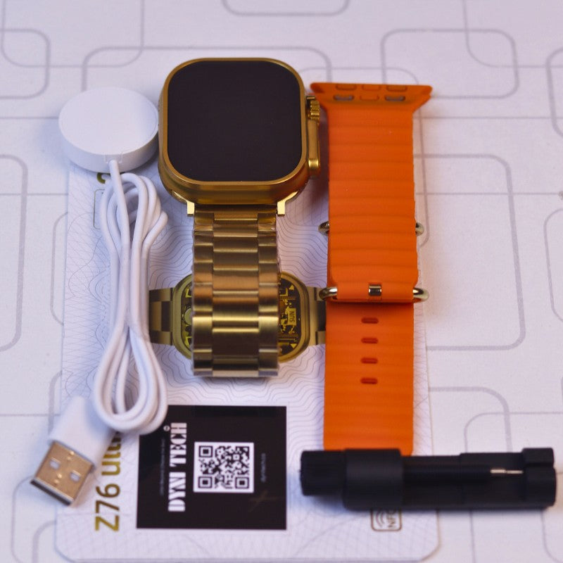 Z76 Ultra Smart Watch- Series 8 Golden Edition